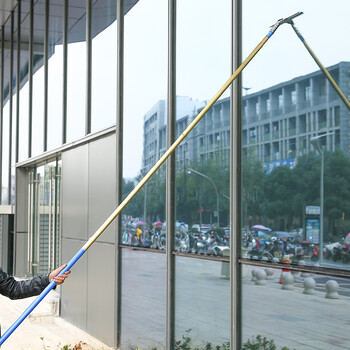 莫恩克 玻璃刮 刮水条 不锈钢擦窗器 玻璃刮刀 餐桌平面刮油器 35CM加强型玻璃清洁器