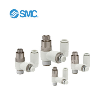 SMC ASP630F-F04-10S 带先导式单向速度控制阀 ASP系列 SMC官方直销