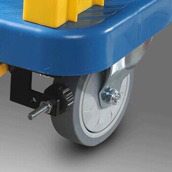 震迪小推车47*73承重300斤折叠带刹车物料小货车KC814可定制