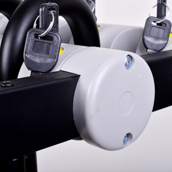 冰禹 BY-2335 烤漆带锁雨伞架 酒店超市银行雨伞架 便民雨伞收纳架 12头