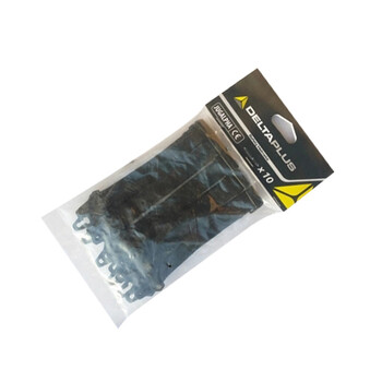 代尔塔/DELTAPLUS 102021 标准款下颚带 可调节弹性安全帽下颌带 黑色 10个/包 1包装