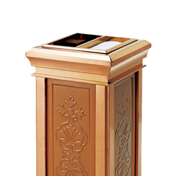 南 GPX-8D02 皇家座地南方烟灰桶 古铜 商场垃圾桶 酒店落地烟灰桶立式果皮桶商场垃圾筒