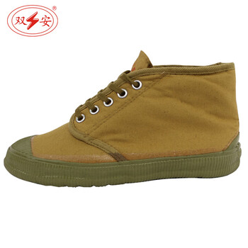 双安10KV绝缘棉胶鞋解放鞋加棉防寒保暖冬季劳保鞋高压电工电力防护安全鞋定做44#