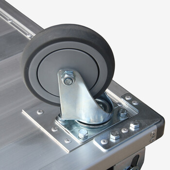 亚迈狮 铝合金折叠平板手推车 物流折叠推车 载重300kg 平台尺寸780*490  YZTC-490