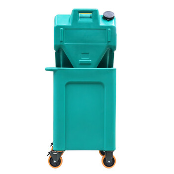 星工(XINGGONG)便携式滚塑60LPE推车移动洗眼器2号 双口紧急冲淋洗眼睛 验厂工业实验室 BTBG60-P2