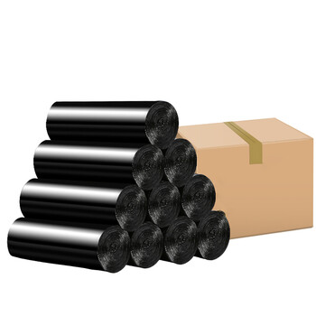 庄太太 【45*55彩色3000只/箱】一次性塑料分类垃圾袋办公室物业打包袋