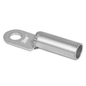 BOWERY DT铜鼻子电缆接头DT-50平方铜接线端子线鼻子紫铜镀锡线耳紫铜端子厂家配送 1个