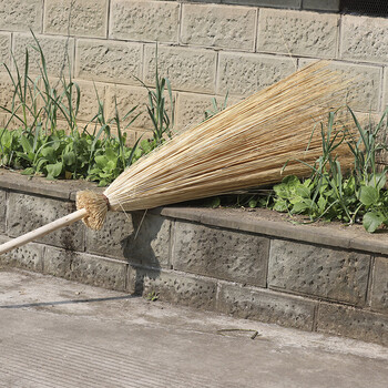 筠舒  芨芨草大扫把物业扫把扫帚环卫保洁龙须草笤帚  1把