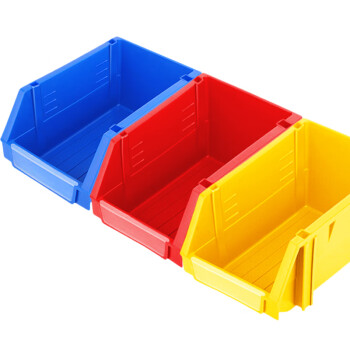 兰诗（LAUTEE）B3# 组合零件盒 螺丝收纳盒 仓储物料元件配件盒塑料盒 蓝色350*200*150