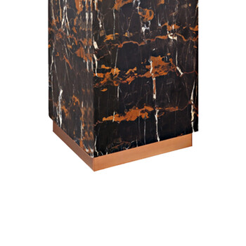 南 GPX-7A04 金盖座地 南方烟灰桶 玫瑰金 落地烟缸垃圾桶酒店宾馆垃圾筒烟灰桶