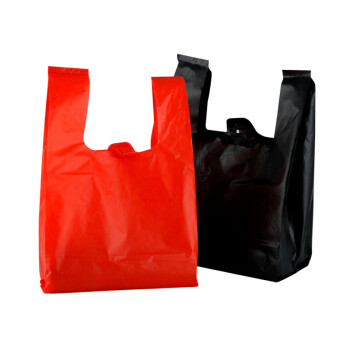 兰诗（LAUTEE）DA4035 手提式加厚塑料袋方便袋超厚水产袋5公斤装 黑色30*55cm【32个】/公斤
