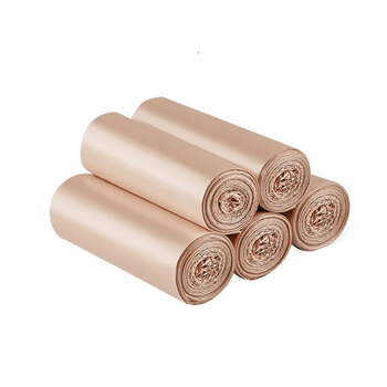 兰诗 DA4078 垃圾袋加厚手提式彩色塑料袋 2套经典黑45×60cm 加厚（5卷100只）/套