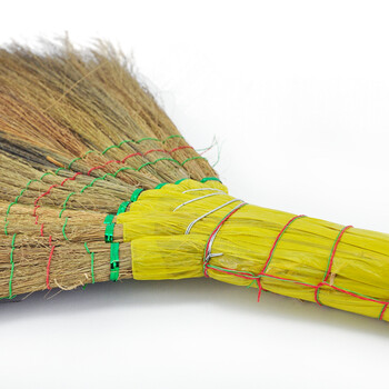 兰诗（LAUTEE）SB-0266 单个扫把 清洁植物扫把 学校工厂办公室用笤帚 草柄芒草