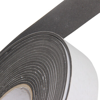 天旭海绵胶带EVA泡绵胶单面隔音泡沫垫条发泡黑色弹力胶条5mm厚*30mm宽*5m长 1卷