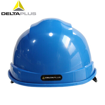 代尔塔（Deltaplus）102008石英3型PP安全帽8点内衬建筑工地 蓝色1顶（不含下颌带） 定做