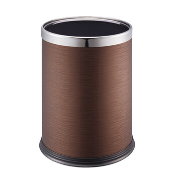 南 GPX-21B 南方房间垃圾桶 千丝纹 商用酒店宾馆客房垃圾桶带活动钢圈 房间桶果皮桶