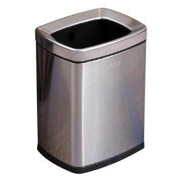 南 SF8-F01 长方形房间桶 商用酒店宾馆客房不锈钢南方垃圾桶 果皮桶 砂钢 内桶容量8升