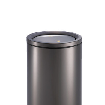 南 GPX-110E 南方户外垃圾桶 公用垃圾箱垃圾桶户外公用垃圾箱果皮桶 黑金 内桶容量50升