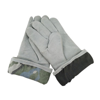威仕盾（WESTUN）G-1649 35CM BC级牛二层断背电焊手套 灰色 XL码 1副