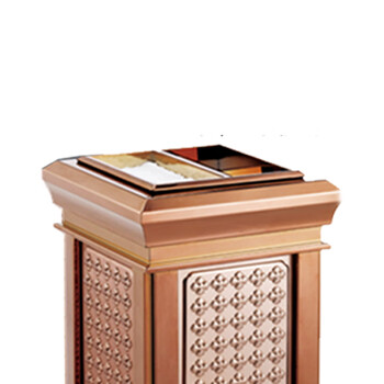 南 GPX-8H 皇家座地 南方烟灰桶 玫瑰金 商场垃圾桶 酒店落地烟灰桶立式果皮桶商场垃圾筒 