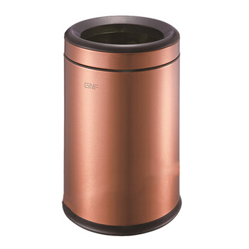 南 SF10-Y01 南方圆形房间桶   玫瑰金 果皮桶  商用酒店宾馆客房不锈钢垃圾桶 容量10升