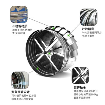 铂特体 不锈钢无动力风帽 屋顶通风器不锈钢风球排风扇换气帽工厂通风器 散件 201不锈钢加厚450mm