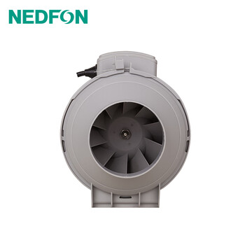绿岛风（Nedfon）管道风机DJT15-45S斜流管道风机强力抽风机抽风排气扇酒店商用换气扇送风机6寸接管150mm