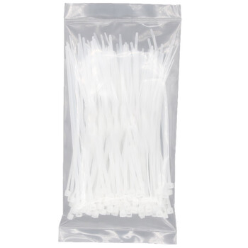 飞尔（FLYER）自锁式尼龙扎带 白色塑料卡扣束线扎线带 100根【2.7×150mm】2包起批