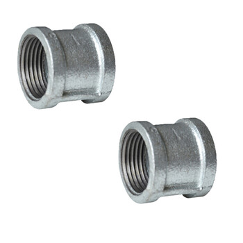 波浩 BOHAO dn100 镀锌管箍 内丝直接 消防水暖等径管古 玛钢管件管古 一个价 5个起售