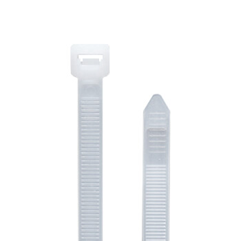 稳斯坦 WST181 塑料捆扎带 自锁式尼龙扎带 绑电线束线带 透明扎带400*4mm(250条）