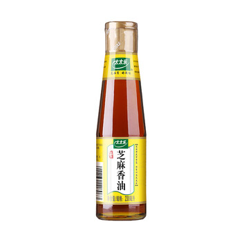 太太乐 芝麻香油 压榨食用调料油 230mL 雀巢出品