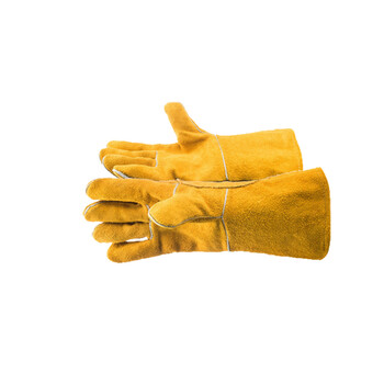 雄星  XXC038 牛皮手套 加长牛皮电焊手套 耐磨  50副以下不发货