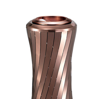 南 GPX-209E 南方小蛮腰座地烟灰桶 古铜 办公楼立式创意座地烟灰桶户外垃圾箱大厅大堂电梯口烟灰桶