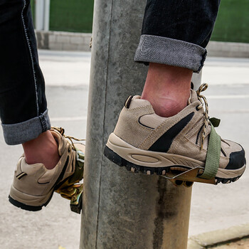 康安D350天尚挚尚电工水泥电线杆锰钢脚扣（450型15-18米杆）电力施工攀登脚钩 定制