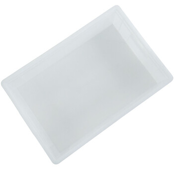 冰禹 BY-2375 加厚塑料物流周转箱 零件盒工具箱收纳箱 520*350*150mm 白色 3#