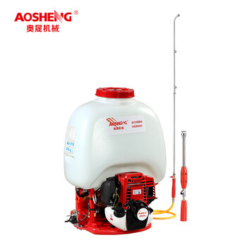 奥晟机械（AOSHENG）四冲程动力喷雾机 背负式果树打药机 燃油喷雾器施肥机稻田撒化肥撒农药农用弥雾机