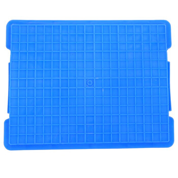 冰禹 BY-2375 加厚塑料物流周转箱 零件盒工具箱收纳箱 340*270*130mm 蓝色 5#