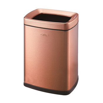 南 SF6-F01 南方长方形房间桶 商用酒店宾馆客房垃圾桶 果皮桶 玫瑰金 内桶容量6升