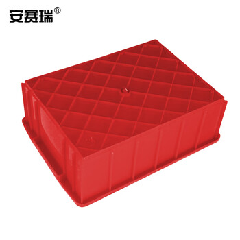 安赛瑞 塑料周转箱零件盒 170×120×55mm (5个装)储物箱元件收纳分类筐 小号物料工具箱配件盒 红色 24554