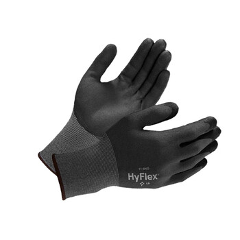 Ansell安思尔 11-840 机械类丁腈涂层手套 耐用贴合通用 装配搬运手套 9码 定做 12副/包