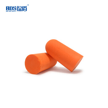 保盾（BDS BAO DUN SAFETY）EC-1001A 橙色PU子弹型耳塞 200副/盒