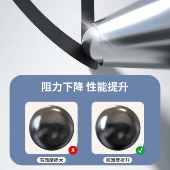 得力（deli）乐素臻顺滑按动中性笔签字笔 0.5mm子弹头按动笔水笔 金属喷漆 黑色 12支/盒A12
