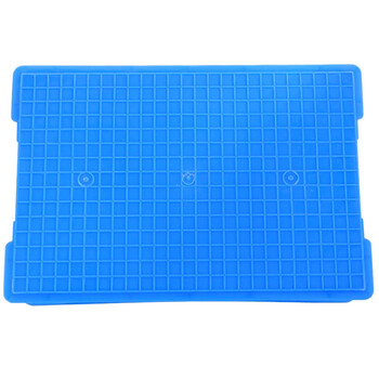 冰禹 BY-2375 加厚塑料物流周转箱 零件盒工具箱收纳箱 520*350*150mm 蓝色 3#