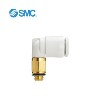 SMC 10-KQ2L04-M5N  洁净系列快换接头10-KQ2L系列 弯头带密封垫 SMC官方直销