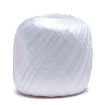 者也（ZYE）全新料150克透明塑料绳草球打包绳红色捆扎绳捆绑绳包装绳尼龙绳加厚耐磨 白色