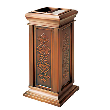 南 GPX-8D04 皇家座地南方烟灰桶 古铜 商场垃圾桶 酒店落地烟灰桶立式果皮桶商场垃圾筒