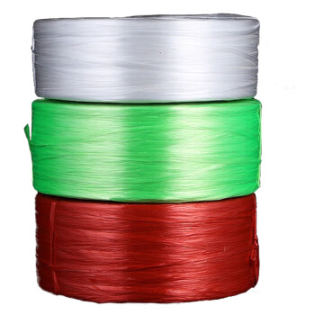 金诗洛 KSL236 塑料绳 撕裂绳 捆扎绳 捆绑绳 包装绳 尼龙绳 打包绳 白色 一卷（3KG)