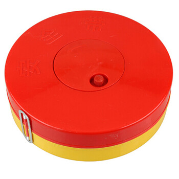 海斯迪克 HKLZ-4 反光隔离带50米 警戒线 盘式警戒带交通工程警告分隔带 伸缩警示安全带