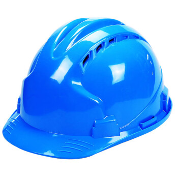 者也 ABS安全帽 三筋白色 建筑工地国标加厚防砸抗冲击透气头盔可印字