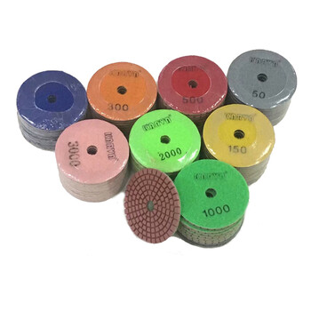 伽華（KARVA）JH-05 1000目圆形花岗岩水磨片 6片装 大理石 花岗石百洁垫 水磨片 抛光修边机圆形水磨片